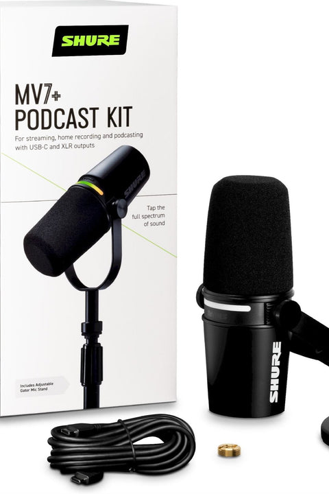 SHURE MV7+ Podcast Kit